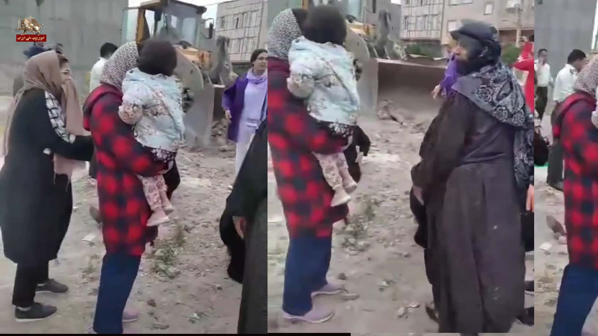 نیروی انتظامی و شهرداری رژیم در مشگینشهر برای مصادره زمینهای مردم به محله فاز دوم مشگینشهر یورش بردند